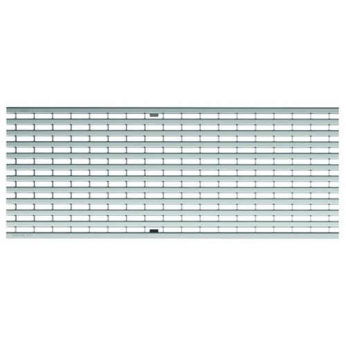 ACO Drainlock V/X200 - B125, rošt s pozdĺžnymi U-profily 0,5 m, nerez 133632