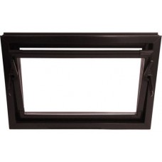 ACO pivničné celoplastové okno s IZO sklom 120 x 60 cm hnedá