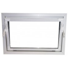 BAZÁR ACO pivničné celoplastové okno s IZO sklom 100 x 60 cm biela ROZBALENÉ!!