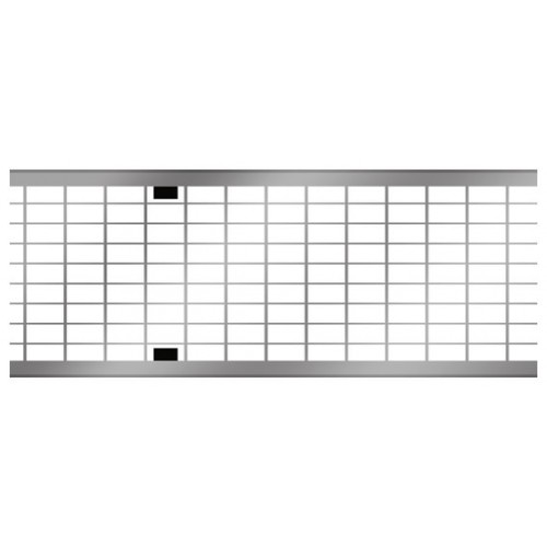 ACO MultiDrain V150/X150 mreža. rošt (MW30x15) B125, 1,0 m Zn