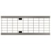 ACO MultiDrain V100/X100 mreža. rošt (MW30x15) B125, 1,0 m Zn