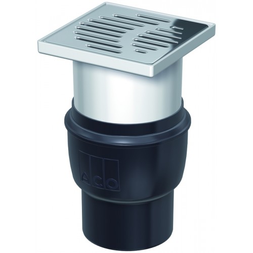 ACO EasyFlow Podlahová vpusť 150 x 150mm, sklon 90 ° 2710.55.77