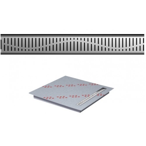 ACO Showerboard systémová doska + rošt 1000 x 1200 mm, Wave 620424