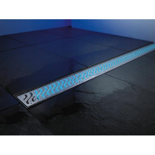 ACO ShowerDrain E Lightline osvetlenie pre sprchové žľaby, modrá 9010.89.01