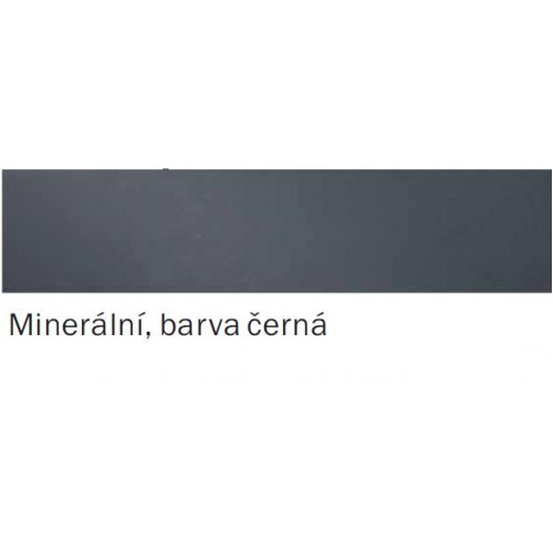 ACO ShowerDrain E odtokový rošt 800 mm, minerálne sklo, čierna 9010.57.53