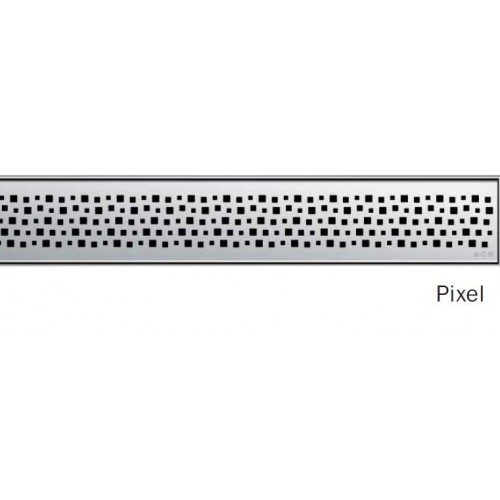 ACO ShowerDrain E odtokový rošt 1200 mm, dizajn Pixel 9010.56.12