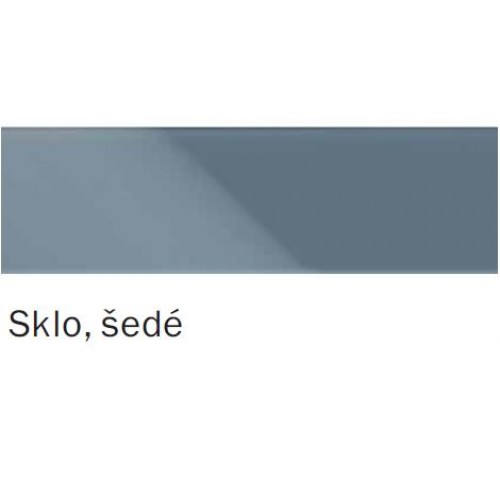 ACO ShowerDrain E odtokový rošt 800 mm, dizajn sklo, šedé 9010.56.78