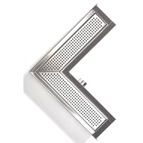 ACO ShowerDrain E dizajnový rošt rohový, Quadrato 0153.97.02 ACO ShowerDrain E dizajnový rošt rohový, Quadrato 0153.97.02