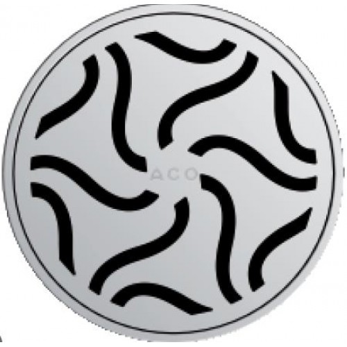ACO ShowerDrain EasyFlow rošt priemer 126 mm, Hawaii 141.25.29