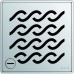 ACO ShowerPoint rošt 140 x 140 mm, s aretáciou, Hawaii 5141.21.29
