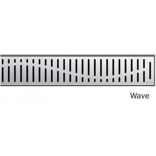 ACO ShowerDrain E odtokový rošt 800 mm, dizajn Wave 0153.73.43