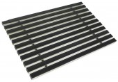 ACO rohožka s gumovou výplňou 60 x 40cm, čierna hliníkové profily 01213