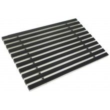 ACO rohožka s gumovou výplňou 75 x 50cm, čierna hliníkové profily 01214