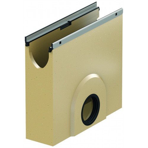 ACO XtraDrain X100 odtoková vpusť 0,5 m DN/OD 110, pozinkovaná hrana 132564