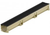 ACO Euroline 2.0 Žľab 1 m, H=10,4 cm, liatinový mostíkový rošt B125 3003697