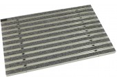 ACO Self Vario 2.0 Rips rohož 60 x 40 cm, plsť - svetlo sivá, AL 3008436
