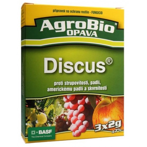 AgroBio DISCUS proti chrastavitosti a múčnatke jabloní 3x2 g
