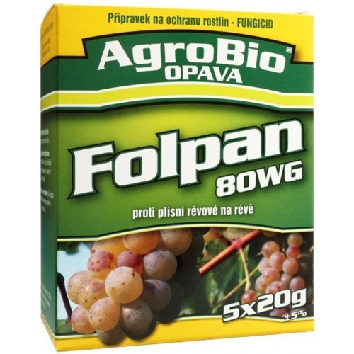 AgroBio FOLPAN 80 WG proti plesni révové v viniči 5x20 g