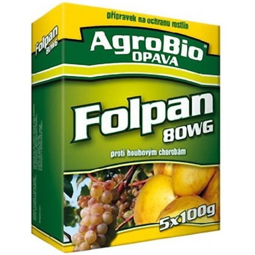AgroBio FOLPAN 80 WG proti plesni révové v viniči 5x100 g