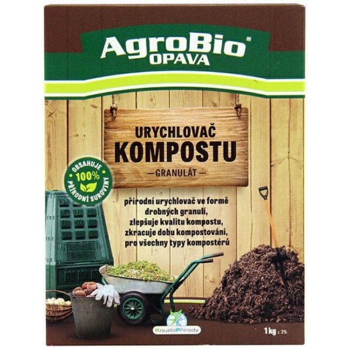 AgroBio KúzloPrírody Urýchľovač kompostu granulát 1 kg 009044