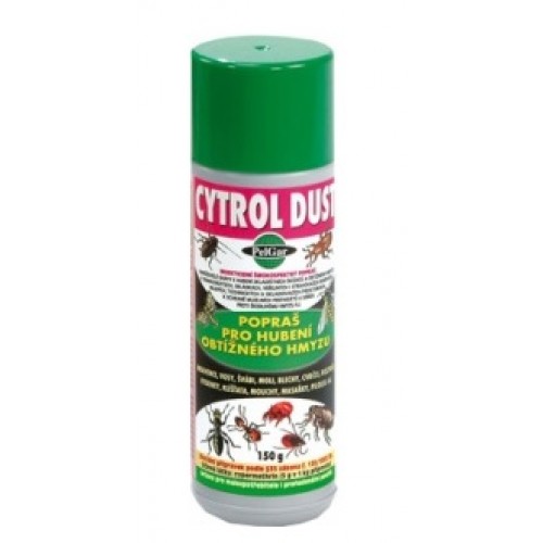 AgroBio CYTROL DUST 150 g - na hubenie mravcov, vos, ploštíc, kliešťov 001093