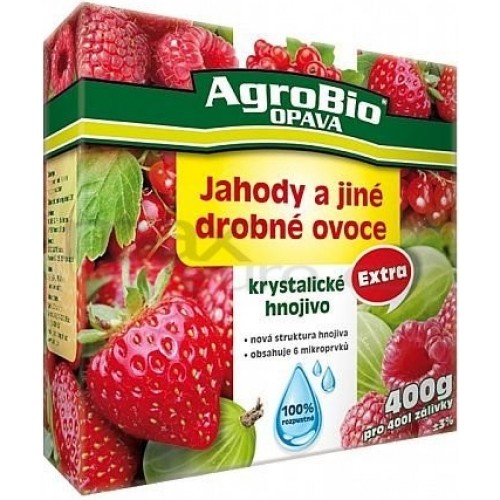 AgroBio Kryštalické hnojivo Extra Jahody 400 g 005201 AgroBio Kryštalické hnojivo Extra Jahody 400 g 005201