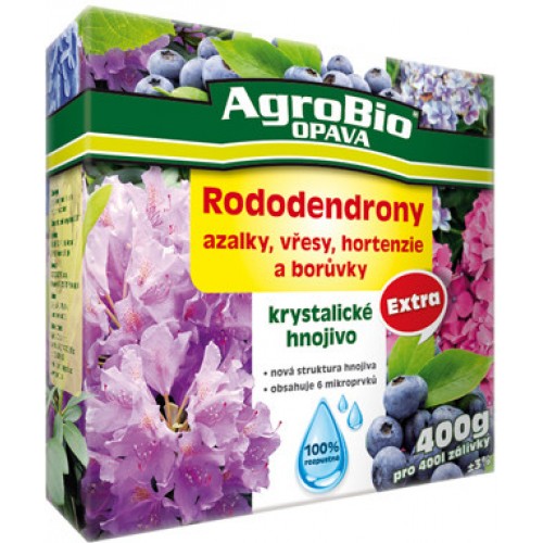 AgroBio Krystalické hnojivo Extra Rododendrony 400 g 005197 AgroBio Krystalické hnojivo Extra Rododendrony 400 g 005197
