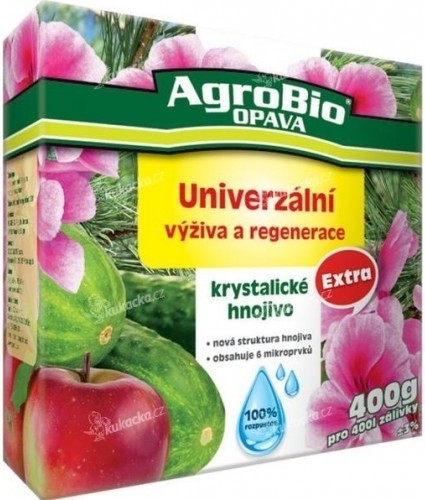 AgroBio Kryštalické hnojivo Extra Univerzálna výživa a regenerácia 400 g 005199