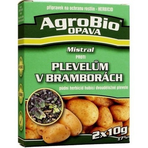 AgroBio MISTRAL proti burinám v zemiakoch 2x10 g