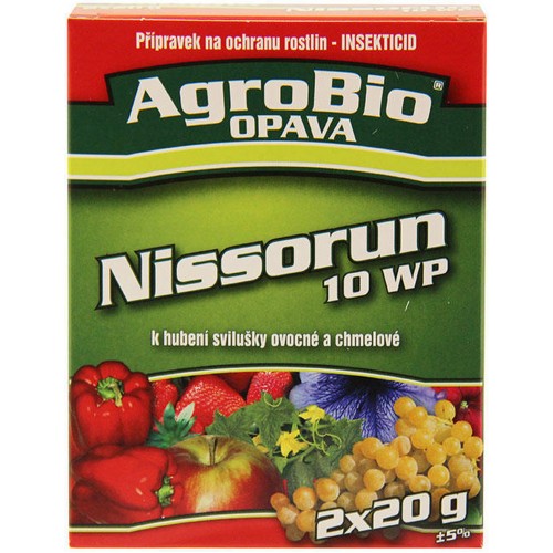 AgroBio Nissorun 10 WP hubenie roztočcov, 2x20 g 001147