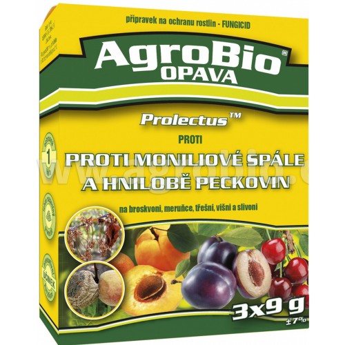 AgroBio PROTI proti moniliové spále a hnilobě peckovin (Prolectus), 3x9 g 003290 AgroBio PROTI proti moniliové spále a hnilobě peckovin (Prolectus), 3x9 g 003290