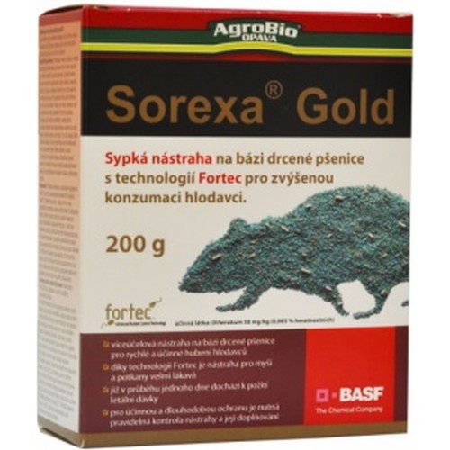 AgroBio Sorexa Gold (zrno) návnada, jed 200 g