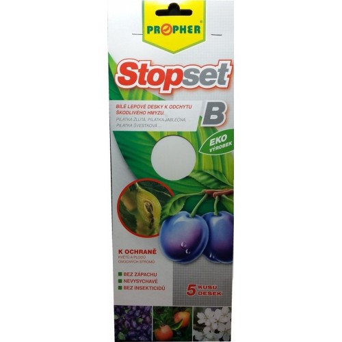 AgroBio STOPSET B dosky biele, 25x10 cm, 5 ks 011032 AgroBio STOPSET B dosky biele, 25x10 cm, 5 ks 011032