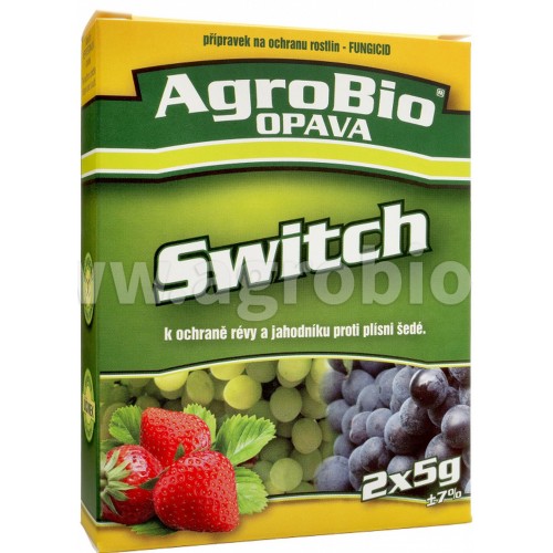 AgroBio SWITCH ochrana proti plesni sivej, 2x5 g 003270 AgroBio SWITCH ochrana proti plesni sivej, 2x5 g 003270