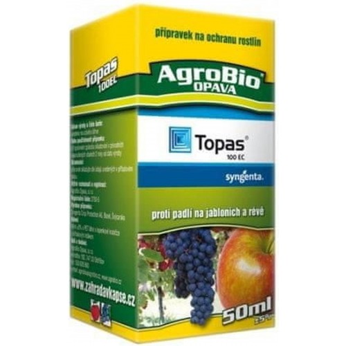 AgroBio TOPAS 100 EC proti múčnatke a chrastavitosti, 50 ml 003130