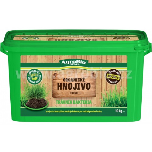AgroBio TRUMF trávnik baktéria organické hnojivo, 10 kg 005241 AgroBio TRUMF trávnik baktéria organické hnojivo, 10 kg 005241