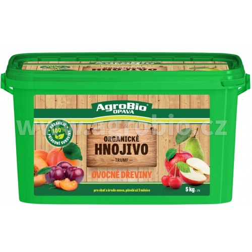 AgroBio TRUMF ovocné dreviny organické hnojivo, 5 kg 005242