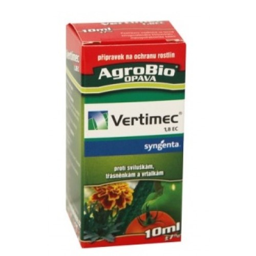 AgroBio VERTIMEC 1,8 EC insekticíd -proti roztočcov, vrtaliek a strapiek 10 ml 001065