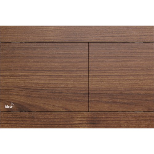 ALCAPLAST Flat Wood Ovládacie tlačidlo pre predstenové systémy, kov-dekor dreva FUN-TEAK ALCAPLAST Flat Wood Ovládacie tlačidlo pre predstenové systémy, kov-dekor dreva FUN-TEAK