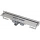 ALCAPLAST Flexible Podlahový žľab 750 mm pre perforovaný rošt k stene APZ4-750