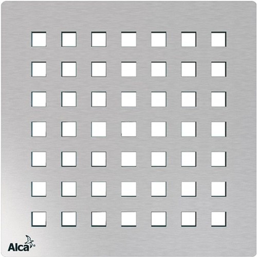 ALCAPLAST Mriežka pre nerezové vpuste 102 × 102 mm nerez MPV014 ALCAPLAST Mriežka pre nerezové vpuste 102 × 102 mm nerez MPV014