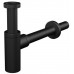 ALCAPLAST Sifón umývadlový DN32 DESIGN, čierna-mat A400BLACK