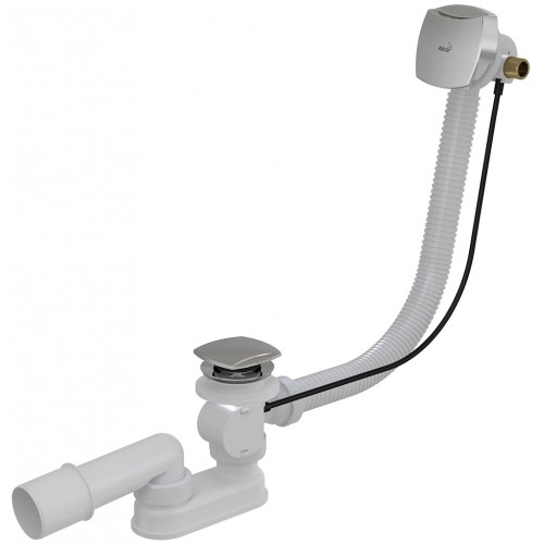 ALCAPLAST Sifón vaňový automat s napúšťaním prepadom kov A564KM3 120