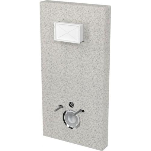 ALCAPLAST Slimbox (šedý mramor), kryt A1101/1200 Sádromodul Slim M1207
