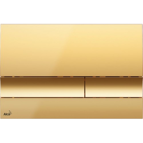 ALCAPLAST Ovládacie tlačidlo zlatej k splachovacím nádržkám M1725