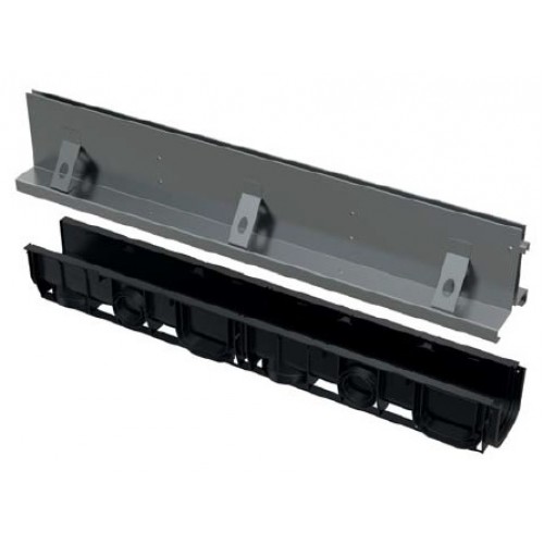 ALCAPLAST Štrbinový vonkajší žľab symetrický 160 mm z nerezu AVZ 101-R324 ALCAPLAST Štrbinový vonkajší žľab symetrický 160 mm z nerezu AVZ 101-R324