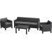 ALLIBERT ORLANDO 3 SEATER Set záhradný, grafit/sivá 17202802