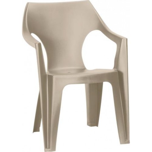 ALLIBERT DANTE Záhradná stolička, 57 x 57 x 79 cm, cappuccino 17187058