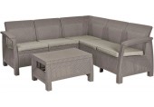 ALLIBERT CORFU RELAX Set záhradný, cappuccino/piesková 17202123