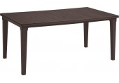 ALLIBERT FUTURA Záhradný stôl, 165 x 95 x 75 cm, hnedá 17197868